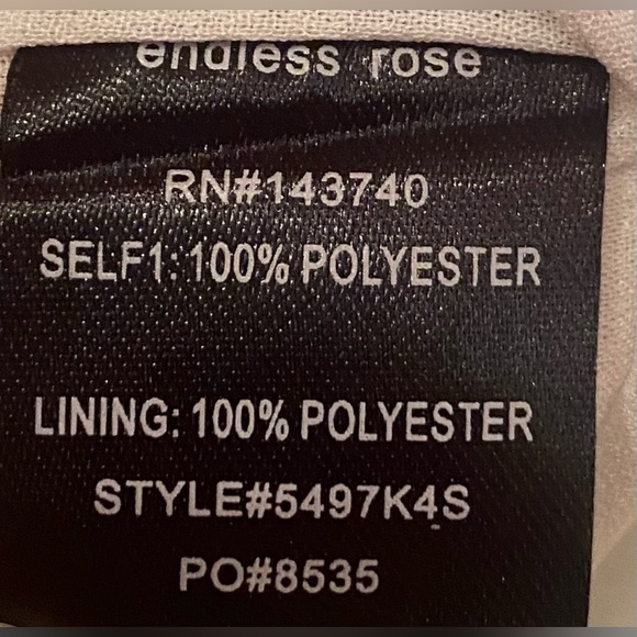 Endless Rose Woman’s Mirrored White Glam Skirt Size Small NWOT - Picture 9 of 10